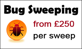 Bug Sweeping Cost in Staines